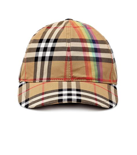 burberry raibow cap|Burberry reversible cotton hat.